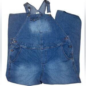 Denim Maternity Overalls Size L